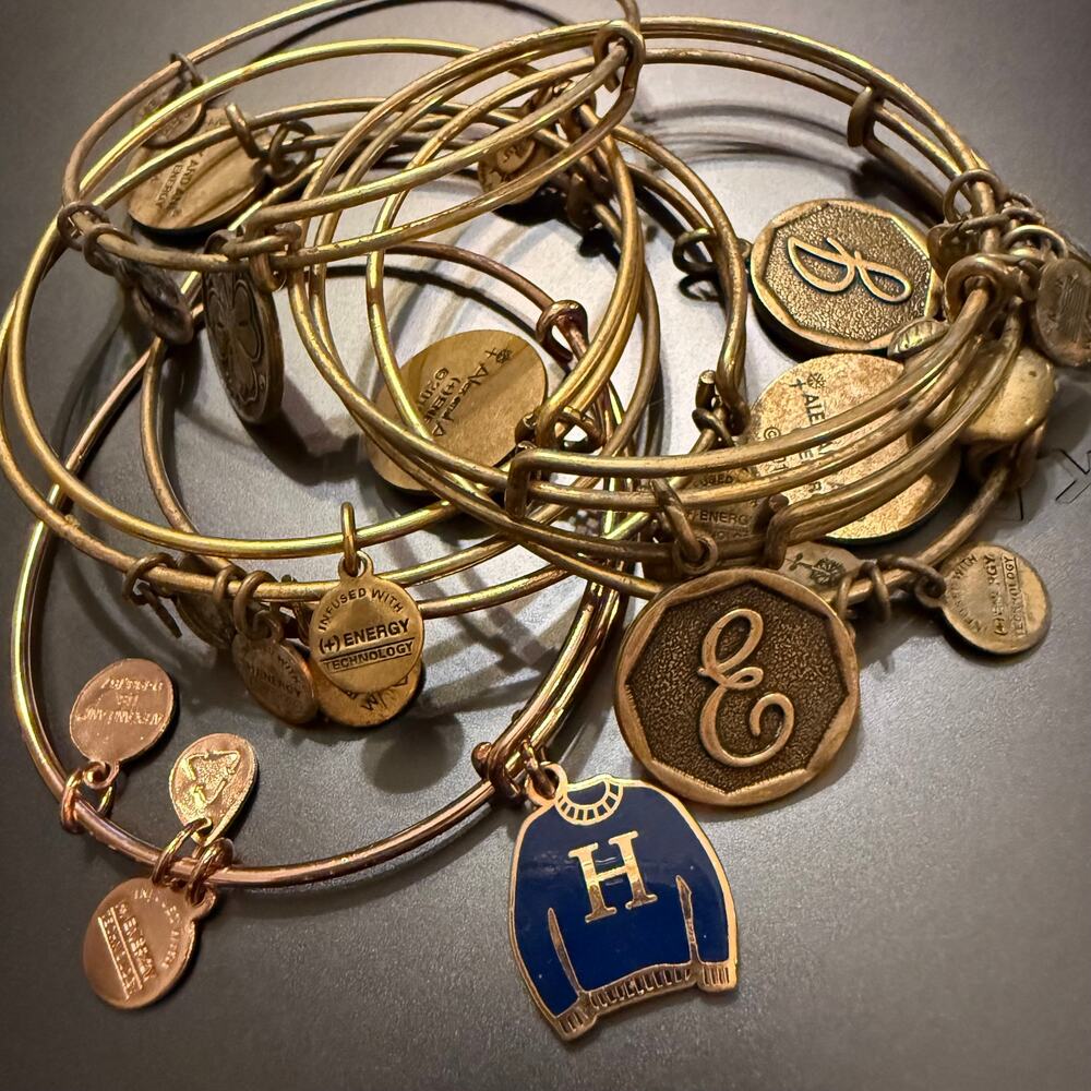 Bundle of Gold Alex & Ani Bracelets 8.5 oz - Picture 4 of 7